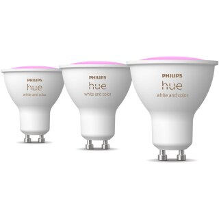 Philips Hue White & Color Ambiance GU10 Dreierpack 3x350lm