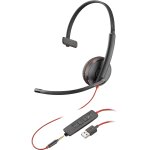 HP Poly Headset Blackwire C3215 monaural USB-A & 3,5 mm