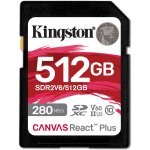 CARD Kingston 512GB Canvas React Plus SDXC Klasse 10...