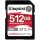 CARD Kingston 512GB Canvas React Plus SDXC Klasse 10 UHS-II U3 V60