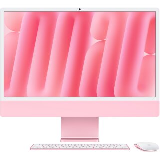 Apple 24-inch iMac with Retina 4.5K display: Apple M4 chip with 10-core CPU and 10-core GPU, 24GB, 512GB SSD - Pink