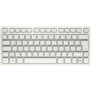 Cherry Keyboard KW 7100 MINI [DE] white/milk BT