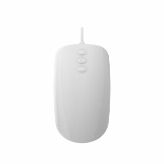 Cherry Mouse AK-PMH3 Medical 3-Button Scroll corded sealed white IP68 kabelgebunden, 3-Button-Scroll-Steuerung, IP68