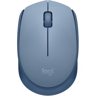 Logitech M171 Mouse right and left-handed optical 3 buttons wireless 2.4 GHz USB wireless receiver blue/grey