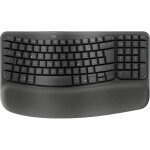 Logitech Wave Keys wireless ergonomic keyboard - GRAPHITE...