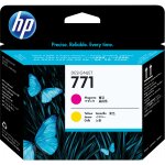 HP 771 original printhead CE018A magenta and yellow