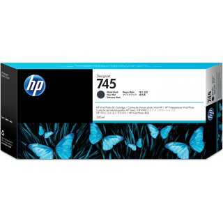 HP Tinte 745 Tintenpatrone Mattschwarz 300 ml