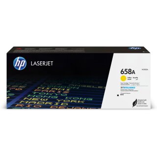 HP Toner 658A Yellow LaserJet Toner Cartridge