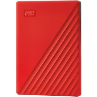 2,5" WD My Passport 4TB portable HDD USB3.0 USB2.0 compatible Red Retail