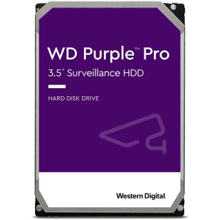 WD Purple Pro 18TB SATA 6Gb/s HDD 8,89cm 3,5Zoll internal 7200Rpm 512MB Cache 24x7 Bulk