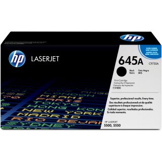 HP 645A original Colour LaserJet Toner cartridge C9730A black standard capacity 13.000 pages 1-pack