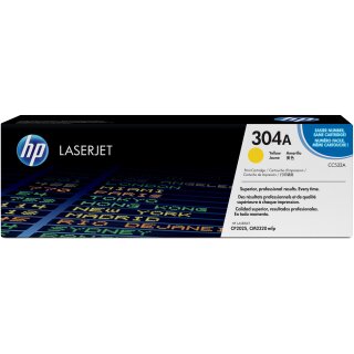 HP Toner 304A CC532A Gelb bis zu 2.800 Seiten