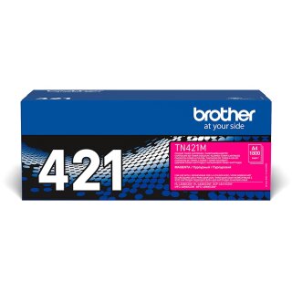 Brother Toner TN-421M Magenta bis zu 1.800 Seiten nach ISO 19798