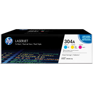 HP Toner 304A CF372AM Multipack (Cyan/Magenta/Gelb) je 2.800 Seiten