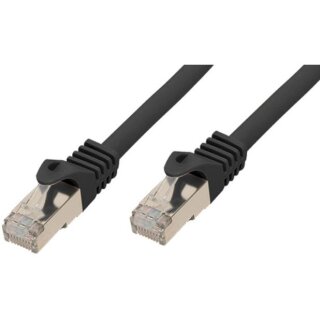 Patchkabel CAT7 RJ45 S/FTP PiMF 10m Schwarz