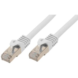 Patchkabel CAT7 RJ45 S/FTP PiMF 15m Weiß