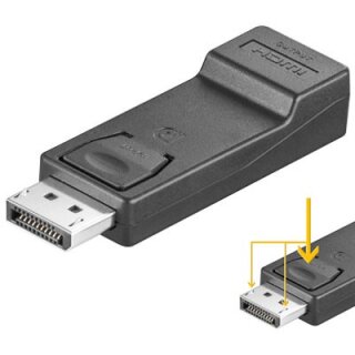 DisplayPort 1.2 > HDMI (ST-BU) Adapter Schwarz