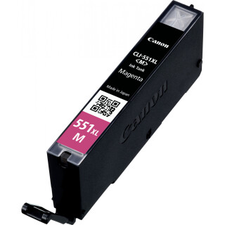 Canon Tinte CLI-551XL 6445B001 Magenta bis zu 660 Seiten gemäß ISO/IEC 29102