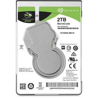 2TB Seagate Barracuda ST2000LM015 5400RPM *Bring-In-Warranty*