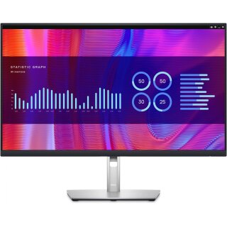 68,6cm/27 (2560x1440) Dell P2723DE 16:9 5ms IPS HDMI DisplayPort USB-C VESA Pivot QHD Black/Silver