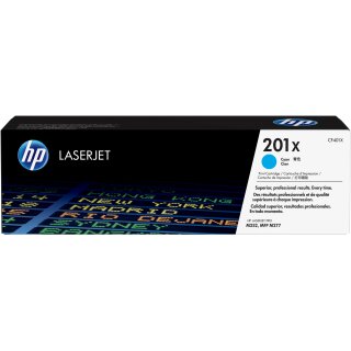 HP Toner 201X CF401X Cyan bis zu 2.300 Seiten