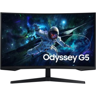 81,3cm/32" (2560x1440) Samsung Odyssey G5 S32CG552EU 16:9 QHD HDR10 Curved 1ms 165Hz HDMI DP Black