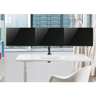Savonga Gasdruckfeder Monitor Tischhalterung spezielle für iMac 21,5 27 Zoll LCD LED Monitore TFT Bildschirm 1-Arm Monitorhalterung für Tisch Monitor Halter für Schreibtisch neigbar schwenkbar rotierbar und höhenverstellbar 208L 