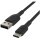 Belkin USB-C/USB-A Kabel ummantelt, 1m, schwarz