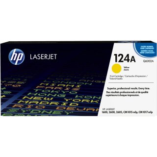 HP Toner 124A Q6002A Gelb