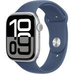 APPLE Watch Series 10 GPS 46mm Silver Aluminium Case with...