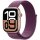 APPLE Watch Series 10 GPS + Cellular 42mm Rose Gold Aluminium Case with Plum Sport Loop