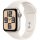 APPLE Watch SE GPS 40mm Starlight Aluminium Case with Starlight Sport Band - M/L