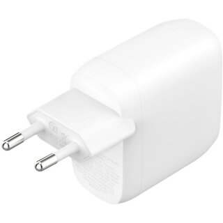 Belkin 60W Dual USB-C Ladegerät mit Power Deliver, weiss