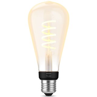 Philips Hue White Ambiance E27 1x GiantEdison ST72 Filament 300lm