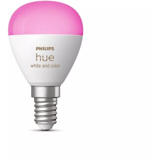 Philips Hue White & Color Ambiance E14 Luster Tropf Einzeplack 470lm
