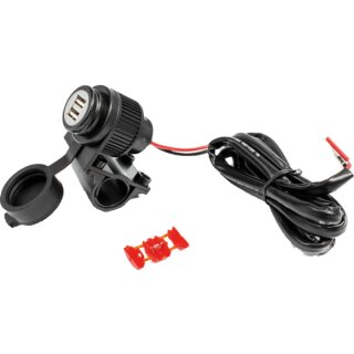 Duo USB Steckdose Motorrad 12V