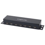 USB 2.0-Hub 7-Port Metall