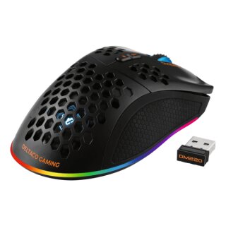 DM220 Gaming Maus wireless ultraleicht RGB schwarz