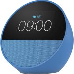 Echo Spot (2024) m. Uhr blau