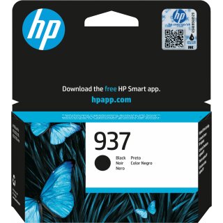 HP Tinte 937 4S6W5NE Schwarz bis zu 1.450 Seiten nach ISO/IEC 19752