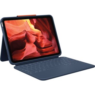 Logitech Rugged Combo 4 for iPad 10th gen - CLASSIC BLUE - (DE) - EMEA-914 - KB EDU BULK