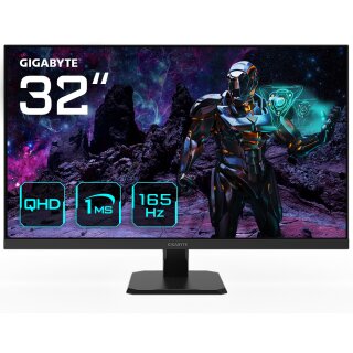 81,3cm/32" (2560x1440) Gigabyte GS32Q 16:9 QHD SS IPS 1ms 170Hz 2xHDMI DP Black