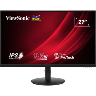 68,6cm/27" (1920x1080) ViewSonic VA2708-HDJ 16:9 FHD IPS 5ms 100Hz HDMI VGA DP Pivot Black