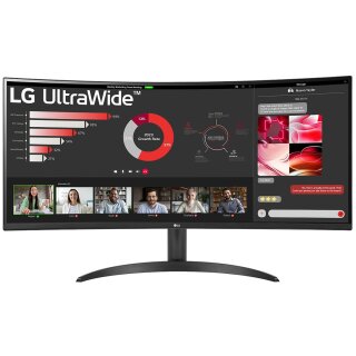 86,42cm/34" (3440x1440) LG 34WR50QK-B Ultra Wide Curved 100 Hz HDR10 5ms 2xHDMI DP