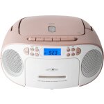 RCR2260 Boombox weiß/pink