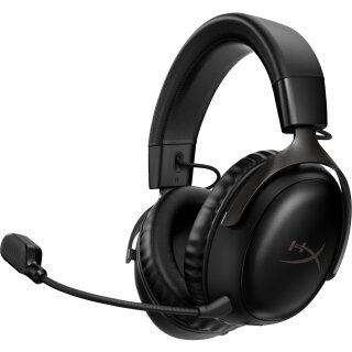 HP HyperX Cloud III Wireless Gaming Funk-Headset/7.1 Sound/DTS Headphone:X/Spatial Sound/Over-Ear - schwarz