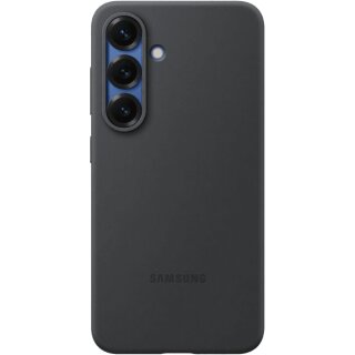 Silicone Case Galaxy S25+ schwarz