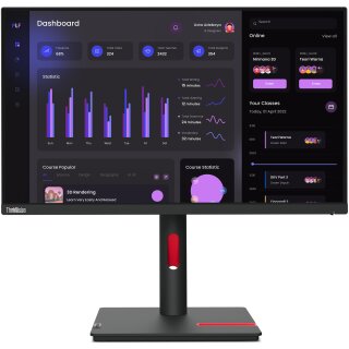 60,5 cm/23,8" (1920×1080) Lenovo ThinkVision T24i-30 16:9 IPS 6ms 75Hz VGA HDMI DisplayPort USB-Hub VESA Black