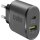 PD Reiselader 25W USB-C/USB-A schwarz
