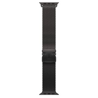 APPLE 49mm Black Titanium Milanese Loop - Large